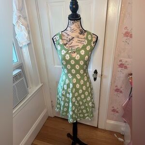 Green Floral Sundress from ModCloth